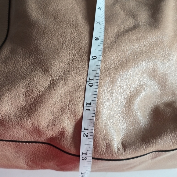 $1195 Marc Jacobs Leather Handbag Women Serengeti Wellington Brown Stone Large - Picture 7 of 16